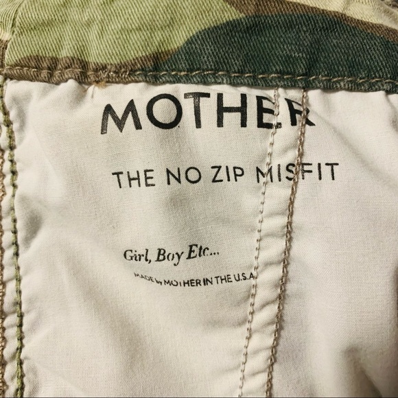 Mother No Zip Misfit Double Time Camo stripe jogger pants - Picture 7 of 11